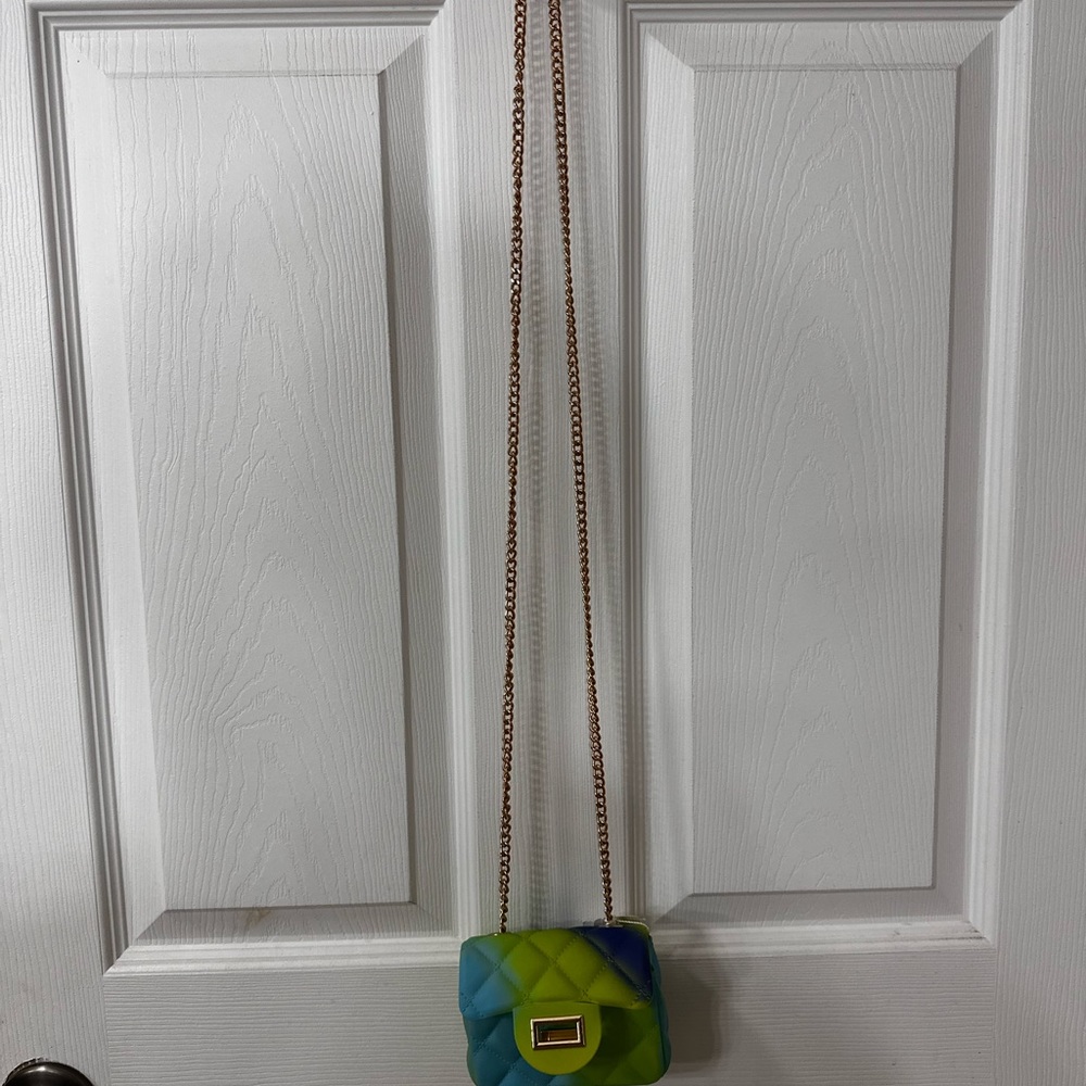 Summer Mini Purse Green/Blue - Picture 3 of 4